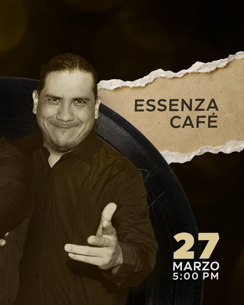 Este 27 de marzo vive la 𝗖𝗲𝗻𝘁𝘂𝗿𝘆 𝗖𝗼𝗳𝗳𝗲𝗲 𝗣𝗮𝗿𝘁𝘆 de Radio El Salvador junto a Essenza Café, con la música de Armand DJ y <a href="/DjSaulMorales/">Dj SaulMorales</a>, DJs oficiales de la Estación del Centenario.🎧

📍En Essenza Café, Holiday Inn, a partir de las 5:00 p.m. 🙌🏻 ¡Te esperamos!✨