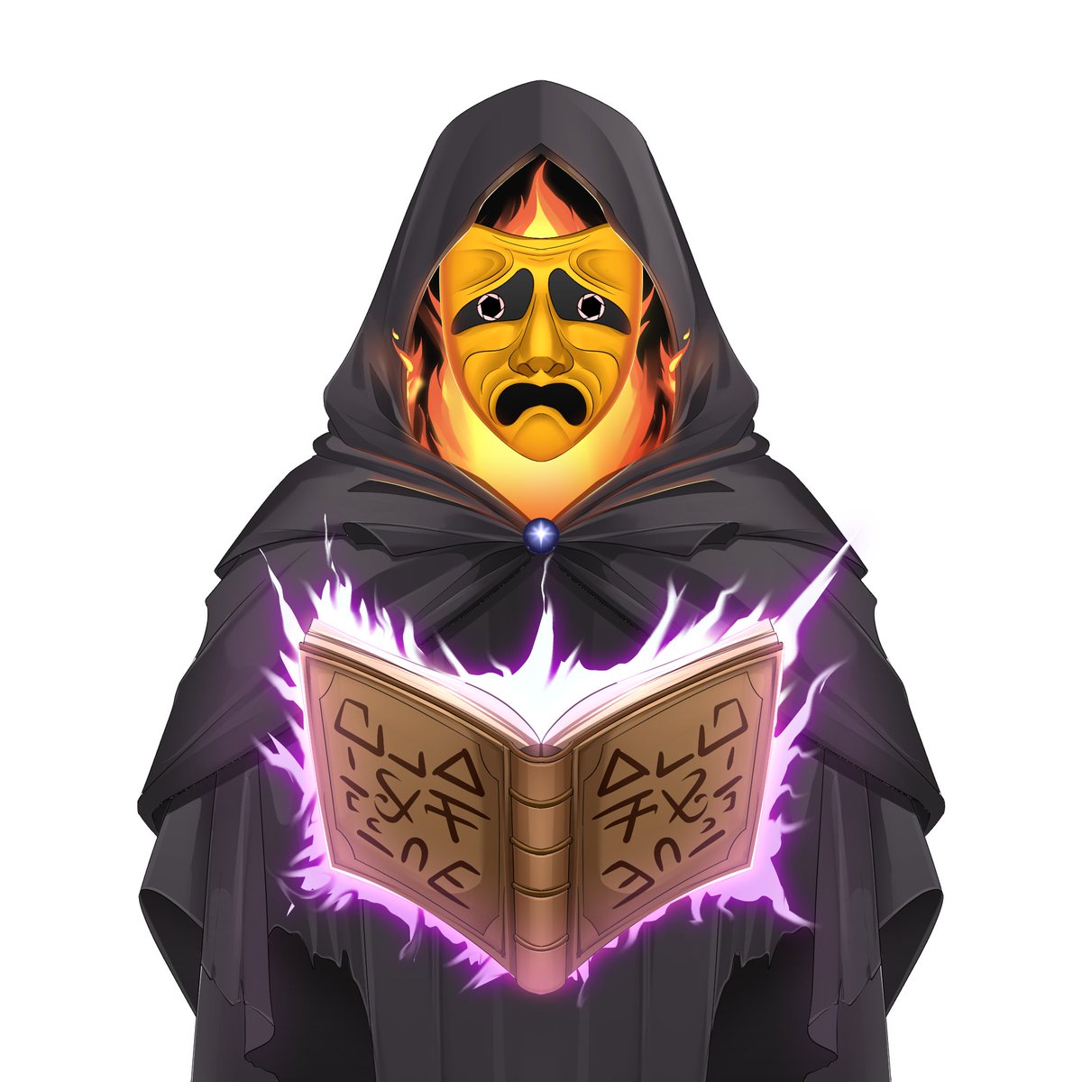 What is this?!? It appears my very own cursed book has gone and grabbed itself a Twitter account of its own! Luckily it knows what's best for it and has decided to follow its master