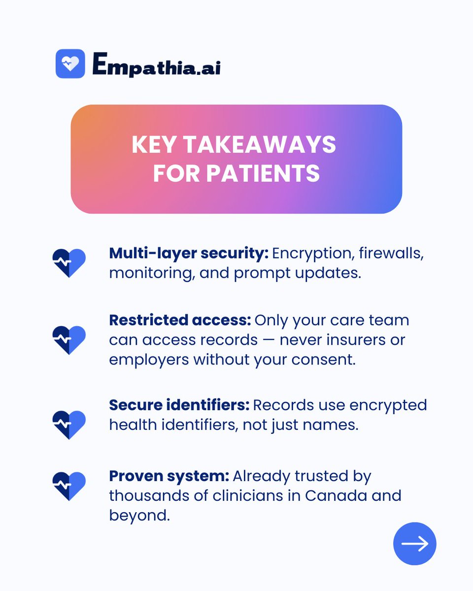 empathiaAI's tweet photo. 📣 How Should Clinics Talk to Patients About AI Scribes?

🔗 https://t.co/EZm5WWOAUf

#HIPAACompliant #PhysicianBurnout #AIMedicalScribe #EMMAAI #AIMedicalAssistant https://t.co/xzWTGNPJbG
