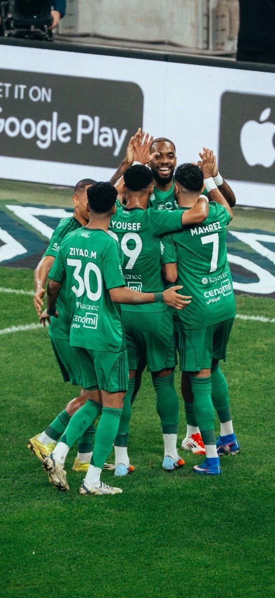 Keep your heads up. You’re Al-Ahli.
Setbacks happen in football, we’ll bounce back.
You’re warriors and our trust in you will never shake. Always remember .. through time, we move forward TOGETHER. 💚
<a href="/w_galeno90/">w_galeno</a> <a href="/ibanez41oficial/">Roger Ibañez</a> <a href="/edou_mendy_/">Edouard Mendy</a> <a href="/Mahrez22/">Riyad Mahrez</a>
