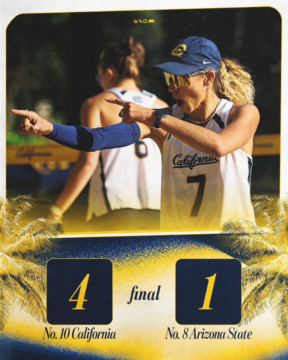 Cal Beach Volleyball tweet media