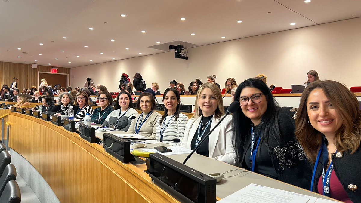 ARS1910's tweet photo. The ARS delegation attended the High-Level Meeting organized by the Group of Friends for Eliminating Violence Against Women and Girls — “Five Years On: Securing Achievements and Ensuring Durable Impact,” held with the European Union on the margins of CSW70. https://t.co/xjnws6924b