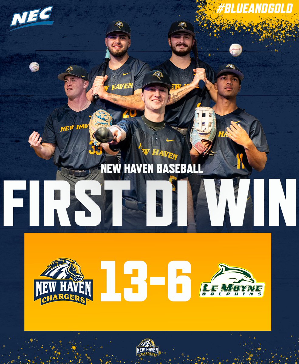 UNewHaven Chargers Athletics tweet media