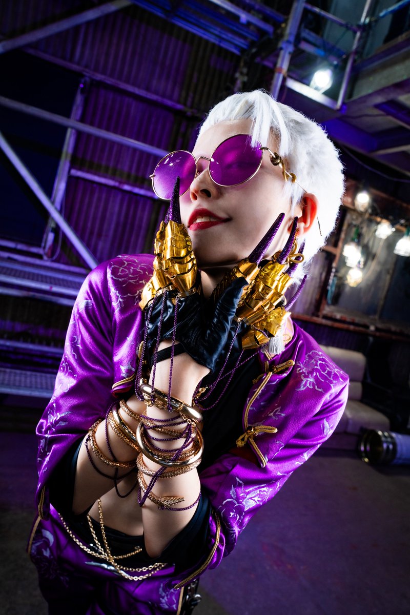 rio_tarou's tweet photo. cosplay/コスプレ
STREET FIGHTER6 ☠︎
A.K.I.(outfit3)
📷 @markmakoto1 
#SF6_AKI  ︎#SF6Y3併せ 🐍💜 https://t.co/NtJln2GE0i