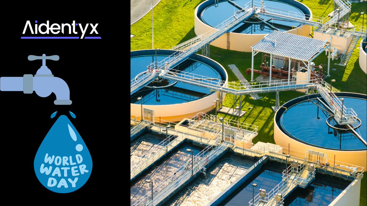 aidentyx's tweet photo. This weekend is #worldwaterday. We work with water and wastewater teams to keep operations reliable and efficient using our AI agents. Smarter monitoring and closed-loop operations help teams stay proactive every day. 

#aidentyx #AIinmanufacturing #agenticai  #aiagents https://t.co/Kvf1bg3CVT