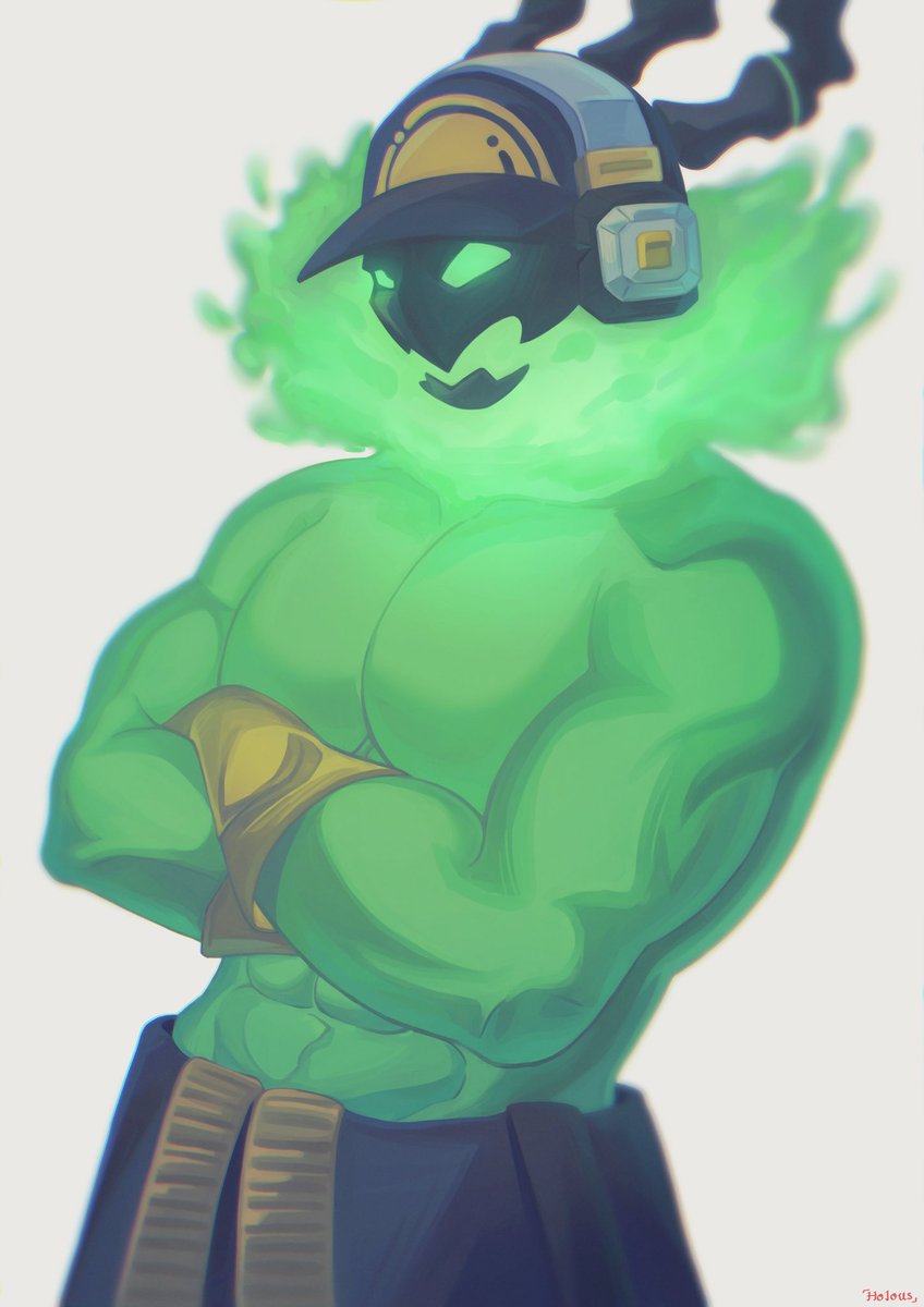 HolousArt's tweet photo. Yeah… something activated inside me when I first saw the skin 🙂 https://t.co/KHCHxPTvuX