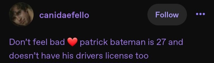 Patrick Bateman tweet media