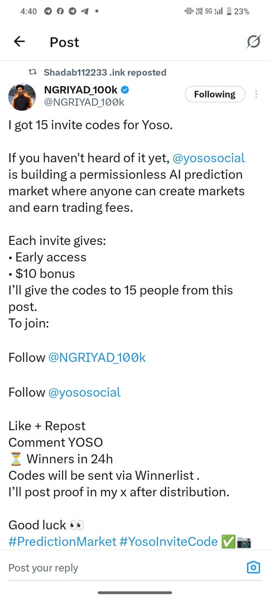 ansari77772127's tweet photo. @NGRIYAD_100k @Shadab112266 @yososocial This is a very best channel guys...  Don't miss out on it cause this looks damn promising . They only priority their loyal user. Win or not win always support this channel 🙏❤️ 
@Eljaboom
@SammieStixs
@JohnFeranmi7

#Giveway #Lmalpha https://t.co/BITGrLYfD0