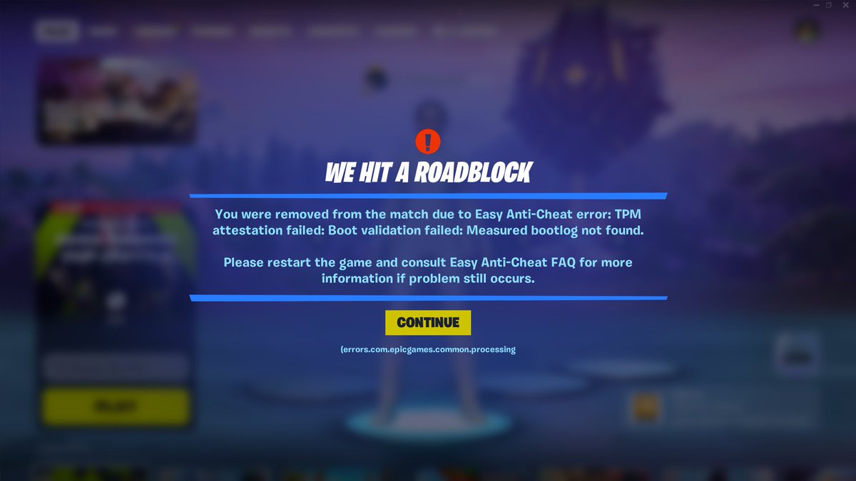 DB0TT's tweet photo. @FortniteStatus Restarted my game and verified files and still kicked me from the game 3 times how do i fix this https://t.co/V1IKCOIOcm