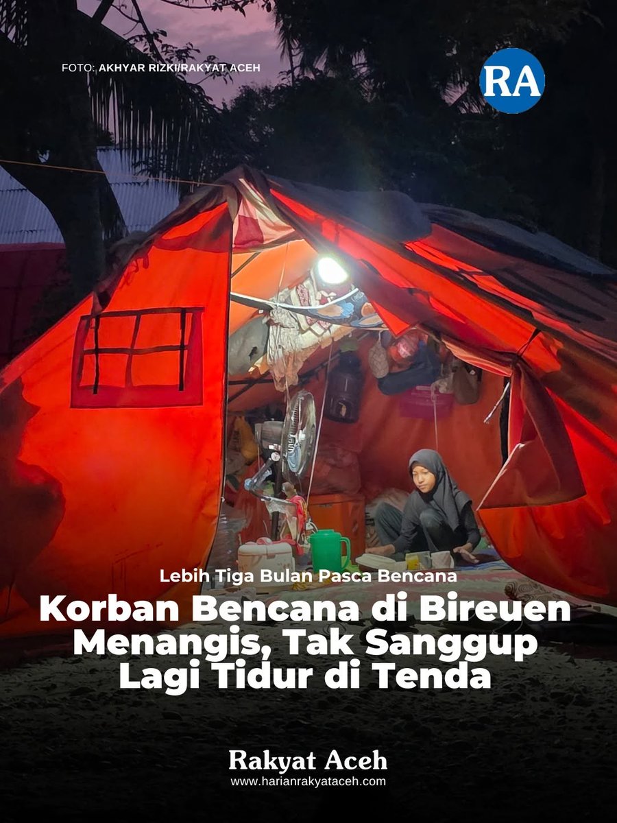 Setelah tiga bulan pasca Bencana 🥹😢