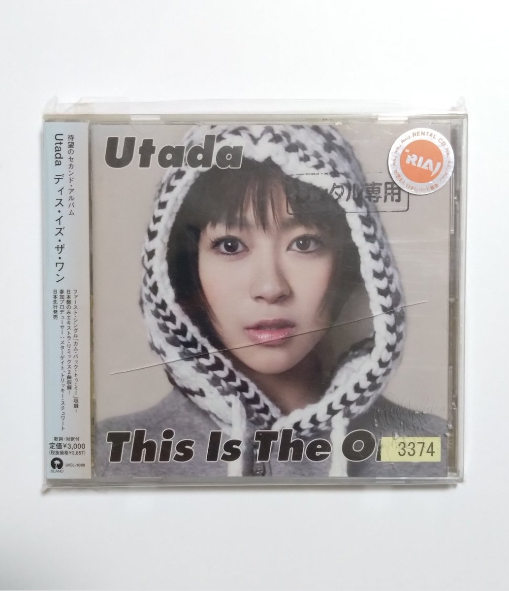 kan2_2010's tweet image. 今日はUtadaの『This Is The One』が発売されて17周年です。
Utada名義での5thシングル『Come Back To Me』や坂本龍一さんの『Merry Christmas Mr. Lawrence』のアレンジなどを収録した2nd英語アルバムです。アメリカのビルボードでは69位を記録しました。
#Utada
#宇多田ヒカル
#ThisIsTheOne