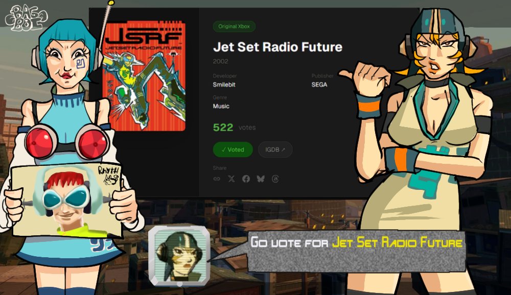 Vote for Jet Set Radio Future.