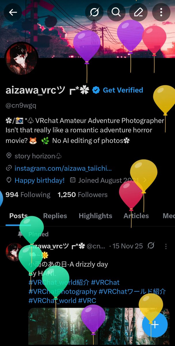 aizawa_vrcツ┏*✿ tweet media
