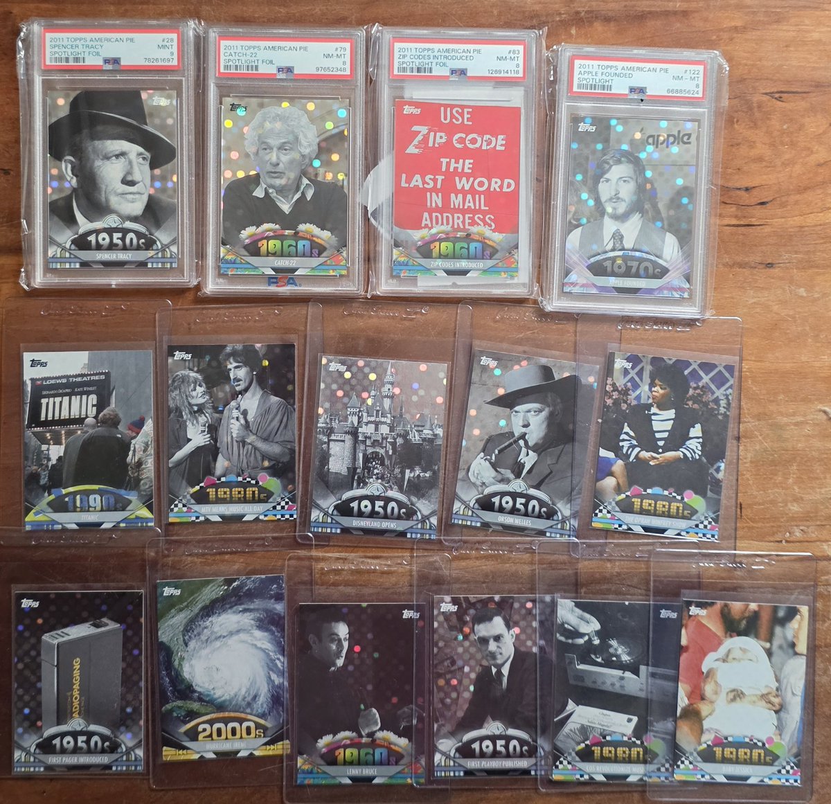I wanted to share my updated 2011 Topps American Pie Spotlight collection! Pictures are 27 of the 200 cards in the set and I have a few more en route. If you have one FS/FT please lmk!