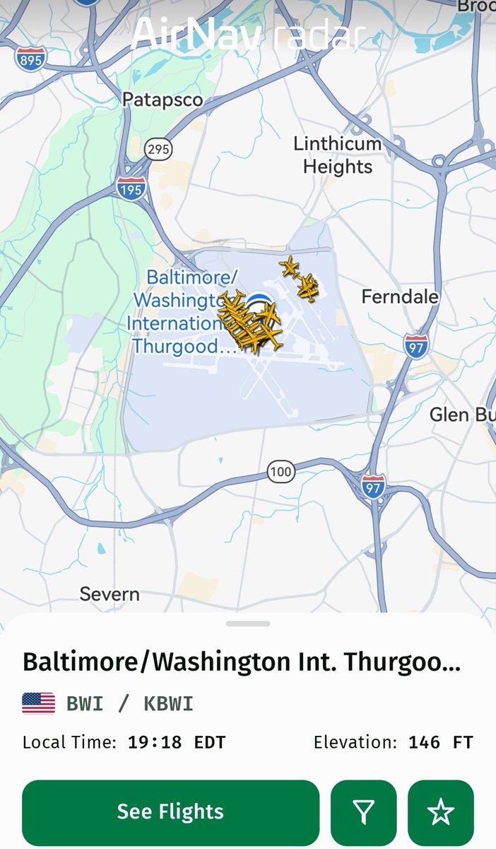 Flight delays at BWI
