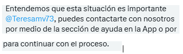 Teresamv73's tweet photo. @Uber_Support Si se van a quejar con @Uber_Support de que @Uber_MEX no cumple con sus obligaciones fiscales de facturar los viajes solicitados en su plataforma, no pierdan su tiempo, salen con esta pendejada: https://t.co/DBRY3G5HuU