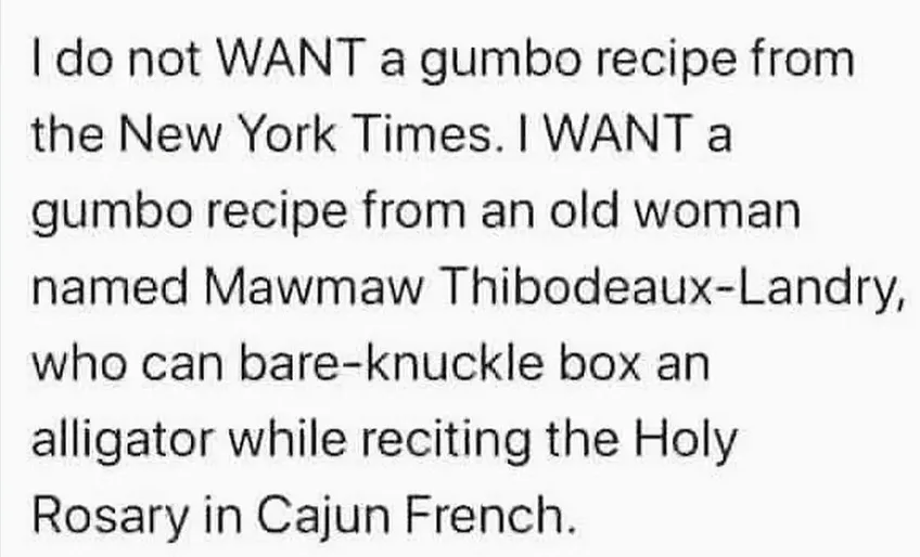 I don't want anything from the NYT. But, yes.