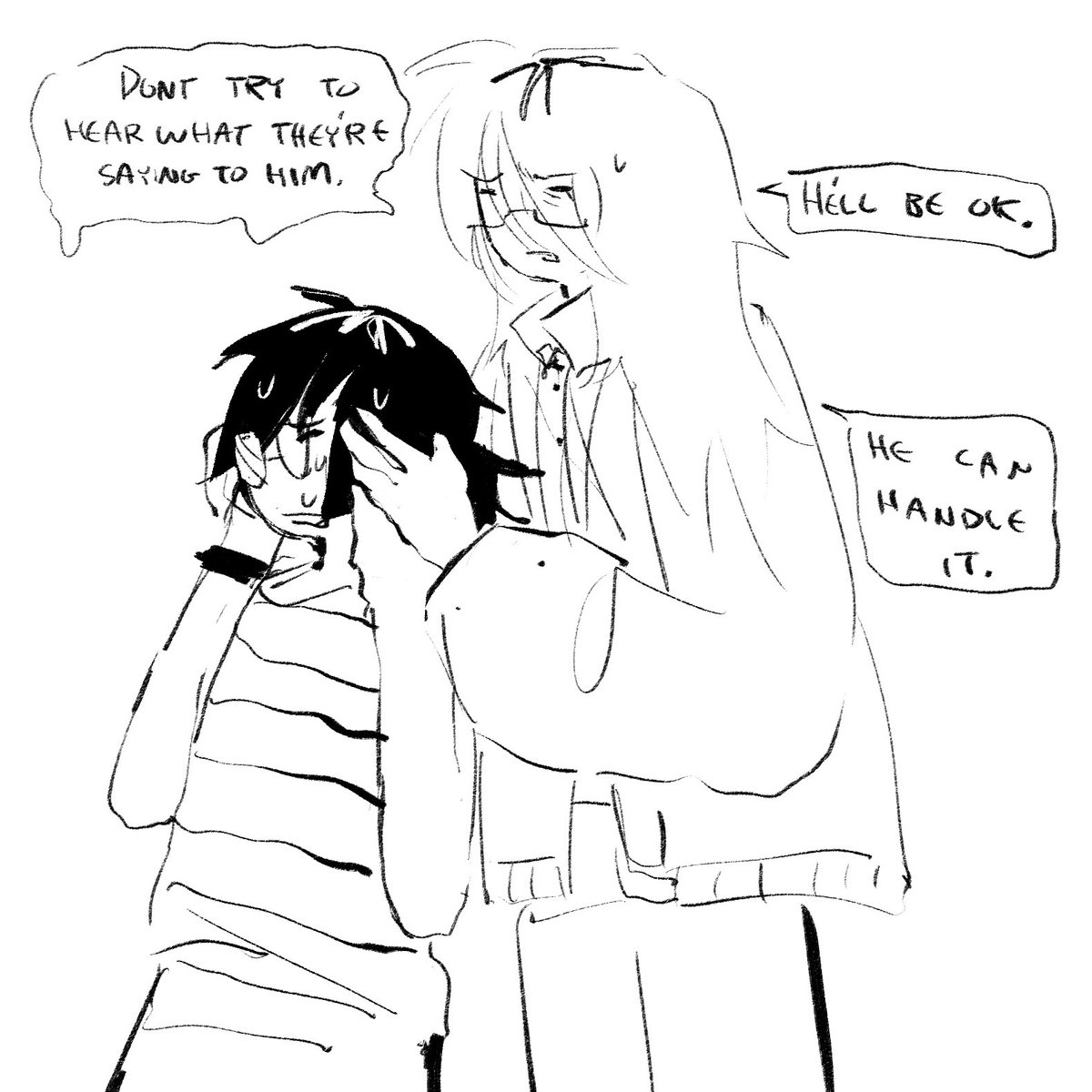 some doodles ahauaa #badthingsoc