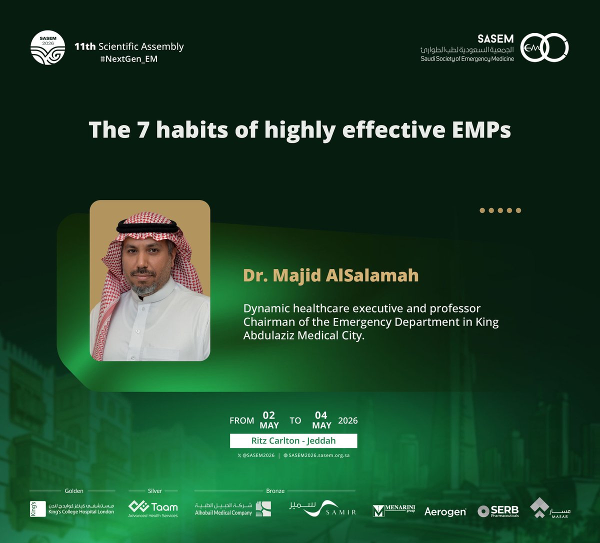 The 11th SASEM Scientific Assembly - SASEM2026 tweet media