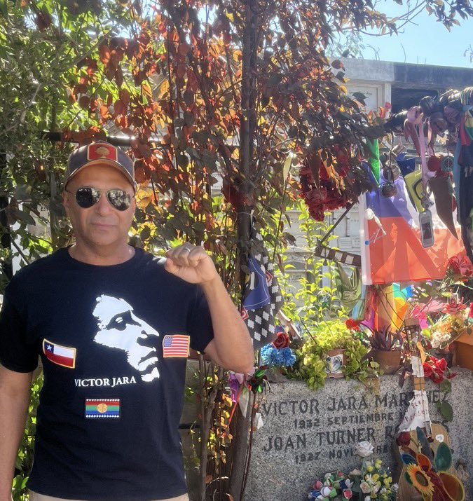 Today’s show in Chile is dedicated to the memory of #VictorJara the great musician &amp; activist who was tortured and murdered by the US backed fascist Pinochet regime in 1973. #MemoryAndJustice