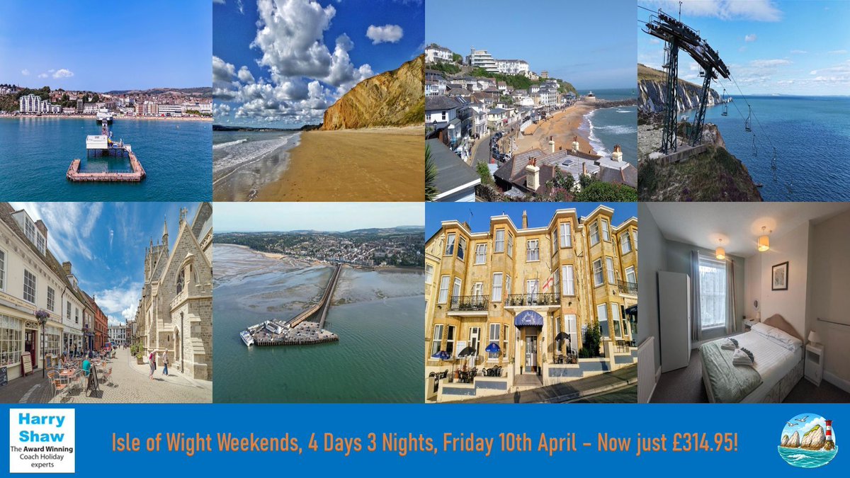 HarryShawTravel's tweet image. 🏖 🌊𝐄𝐬𝐜𝐚𝐩𝐞 𝐭𝐨 𝐭𝐡𝐞 𝐈𝐬𝐥𝐞 𝐨𝐟 𝐖𝐢𝐠𝐡𝐭 — 𝐀 𝐖𝐞𝐞𝐤𝐞𝐧𝐝 𝐃𝐞𝐚𝐥 𝐘𝐨𝐮’𝐥𝐥 𝐋𝐨𝐯𝐞!🪨⚓ 

Departure date 🚌: 10/04/2026
Price: Now just £314.95pp!

Instant booking: tinyurl.com/n83b4z27 🖱

#Getaways #SpringGetaway #TravelDeals #Seaside #IsleofWight