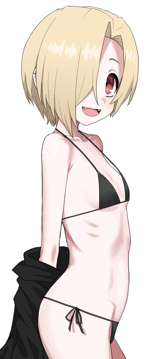 白坂小梅 「深夜の再掲 ガリガリ肋骨浮き出小梅ちゃん」|haluhalのイラスト