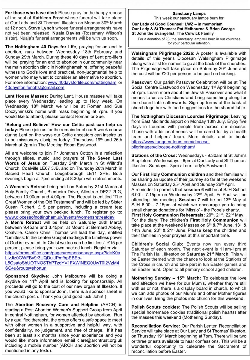 Our Lady and the Beauvale Martyrs. tweet media