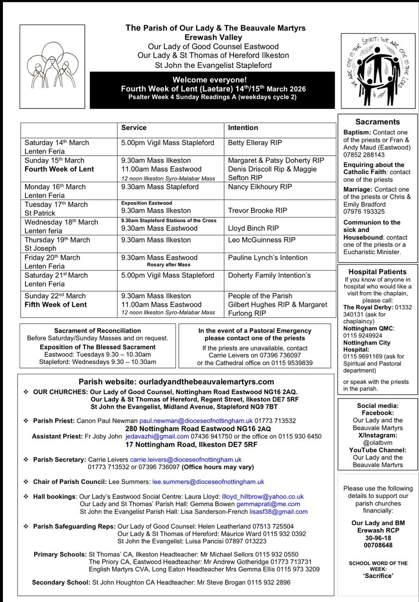 Our Lady and the Beauvale Martyrs. tweet media