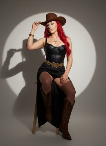 danielle0connor's tweet photo. Just a fun Friday yeehaa🤠
#modeling #model #photoshoot #cowgirl #fypシ゚ https://t.co/G5dWhyZ0bi
