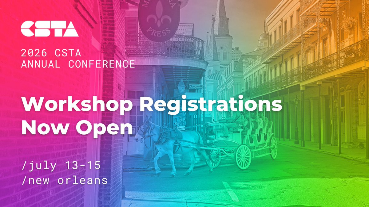 CS Teachers Association (CSTA) tweet media