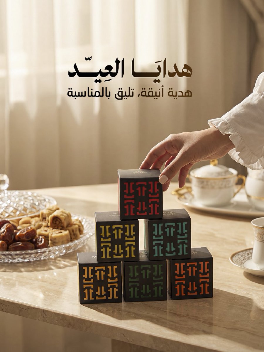 taolefah's tweet photo. توزيعات العيد من توليفة أنيقة تليق بمناسبتك
 
 #شاهي_توليفة #الشاي_النادر #جودة_ترى_من_خلالها #هدايا_العيد https://t.co/Ntu1tXXs4C