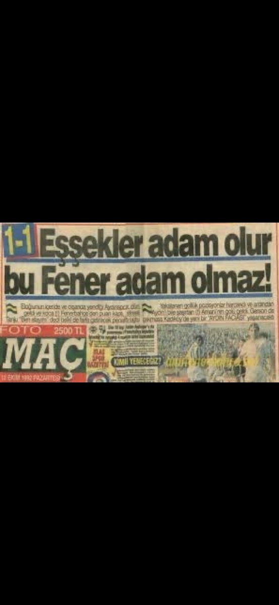 Yürü lan hadi şampiyon olacaklarmış.