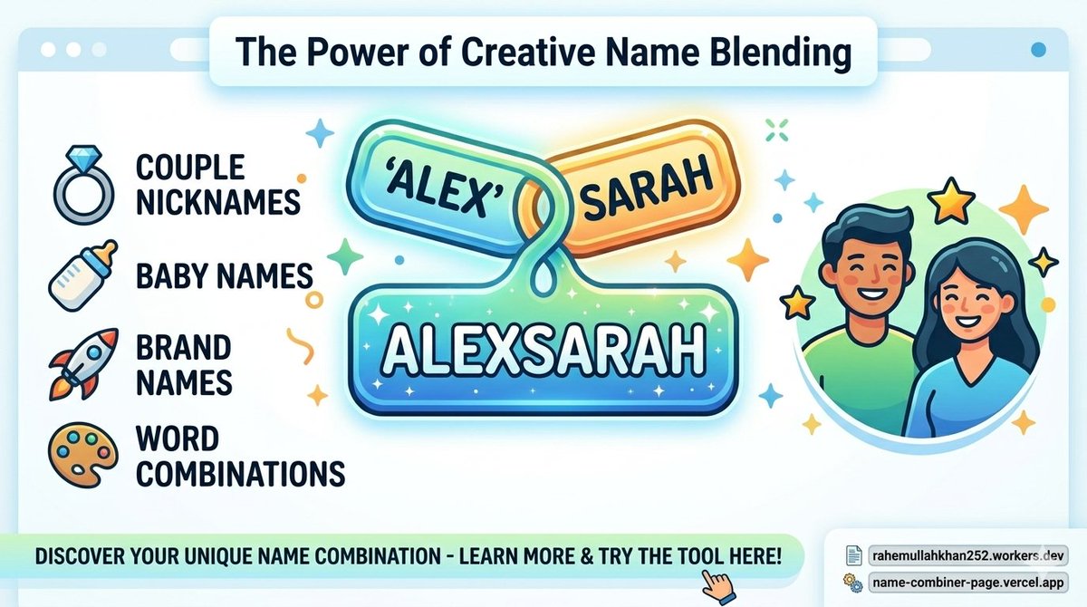 Name Combiner Tools tweet media