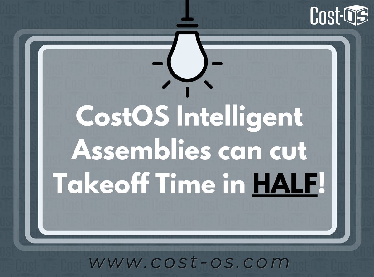CostOSLLC's tweet image. Intelligent assemblies enable you to evaluate alternatives, optimize the design, and quickly identify the most appropriate materials and construction methods.  "Teach" CostOS to work the way you work, not the other way around!  

#EstimatingSoftware #Estimating #Assemblies