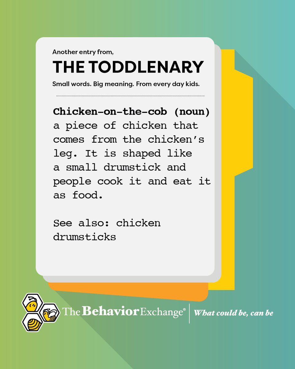 BehaviorExchang's tweet photo. When mom (or dad) go get take-out dinner tonight, ask for at least 3 "chicken-on-the-cobs". So good. https://t.co/xNGnAuZzMP