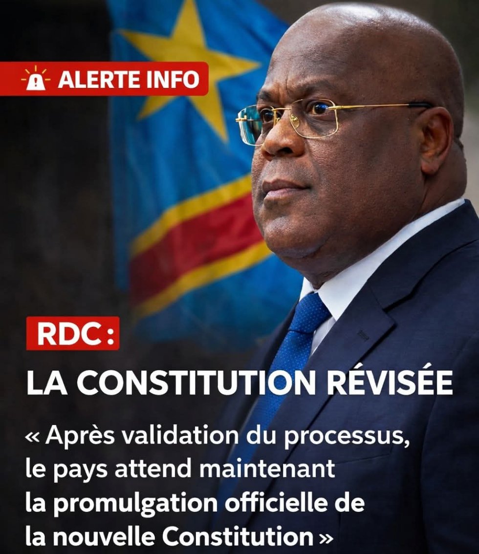Entre révision constitutionnelle, dialogue politique et préparatifs électoraux de 2028, quel chantier est le plus urgent pour répondre aux tensions actuelles en RDC ? Votre avis nous intéresse.
<a href="/afrikarabia/">Christophe RIGAUD</a>
<a href="/France24_fr/">FRANCE 24 Français</a> <a href="/RFI/">RFI</a> <a href="/HarianaVeras/">Hariana Veras</a>  <a href="/Presidence_RDC/">Présidence RDC 🇨🇩</a> <a href="/USARDC1/">USA RDC</a> <a href="/_AfricanUnion/">African Union</a>