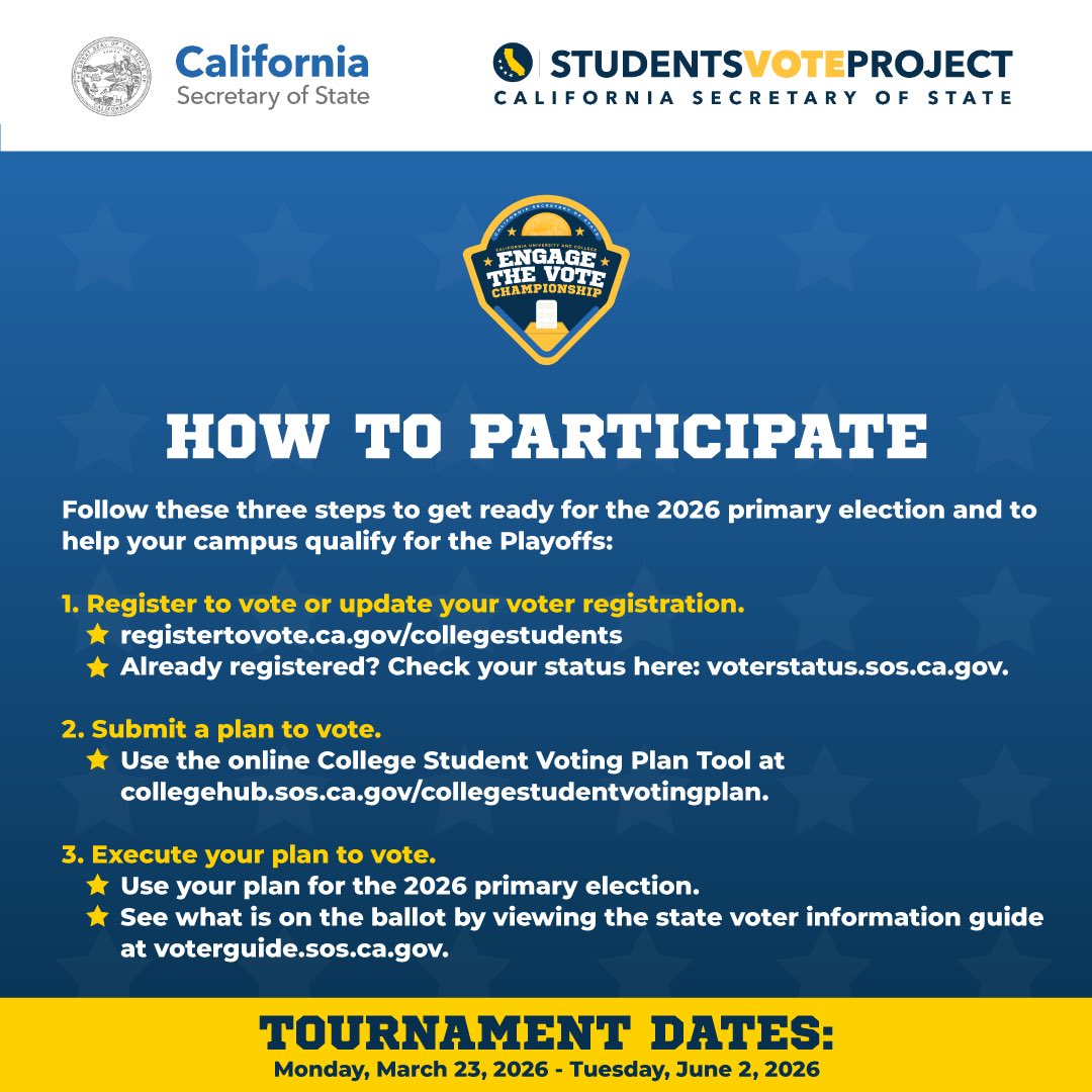 California Secretary of State tweet media