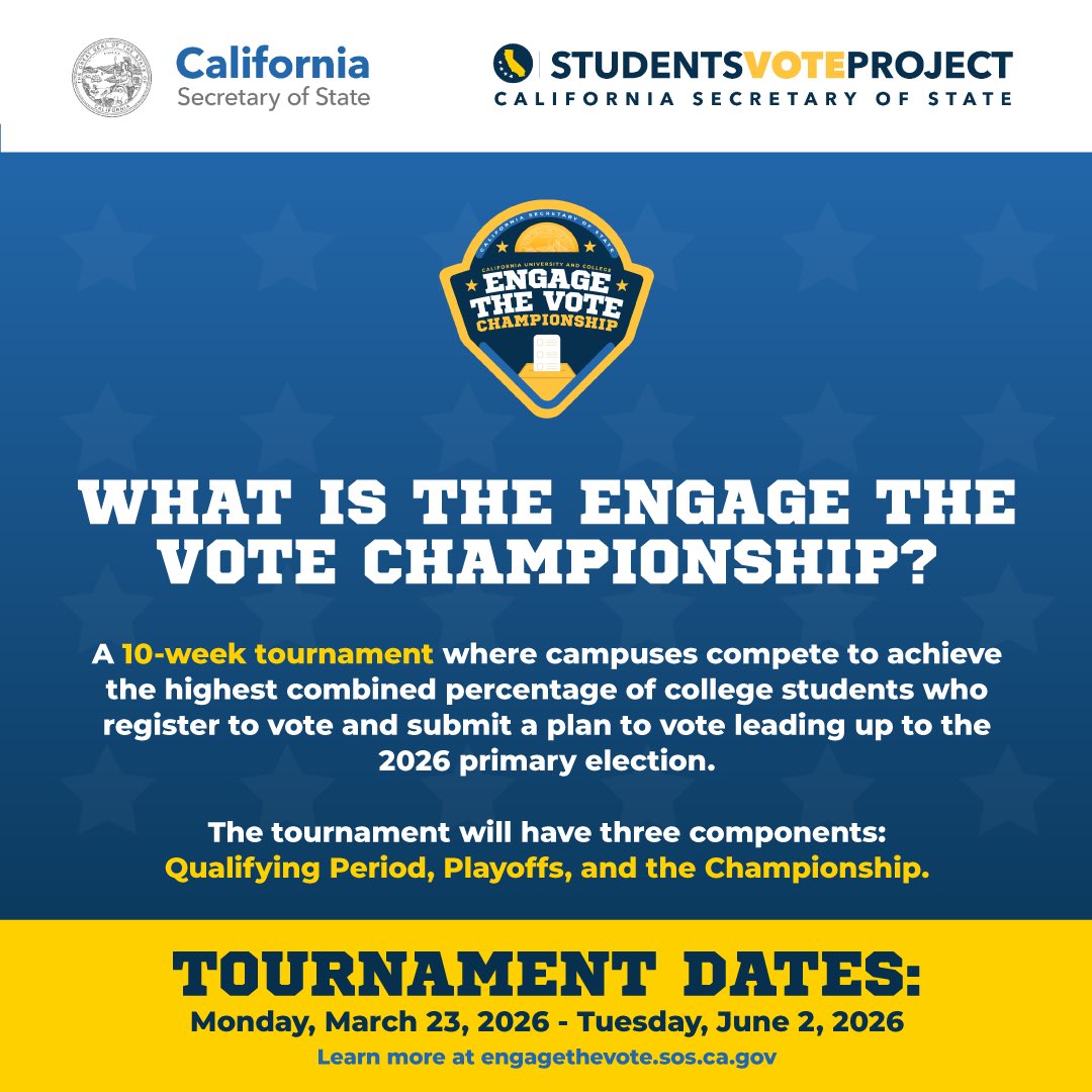 California Secretary of State tweet media