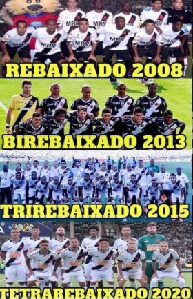 Mattn21's tweet photo. @BarbecueKingBR Parece foto de Tetra campeonato, mas é só as 4 quedas do Vasco mesmo. Tão vindo forte pro penta 🤣🤣🤣🤣 https://t.co/25yYjkUzYr