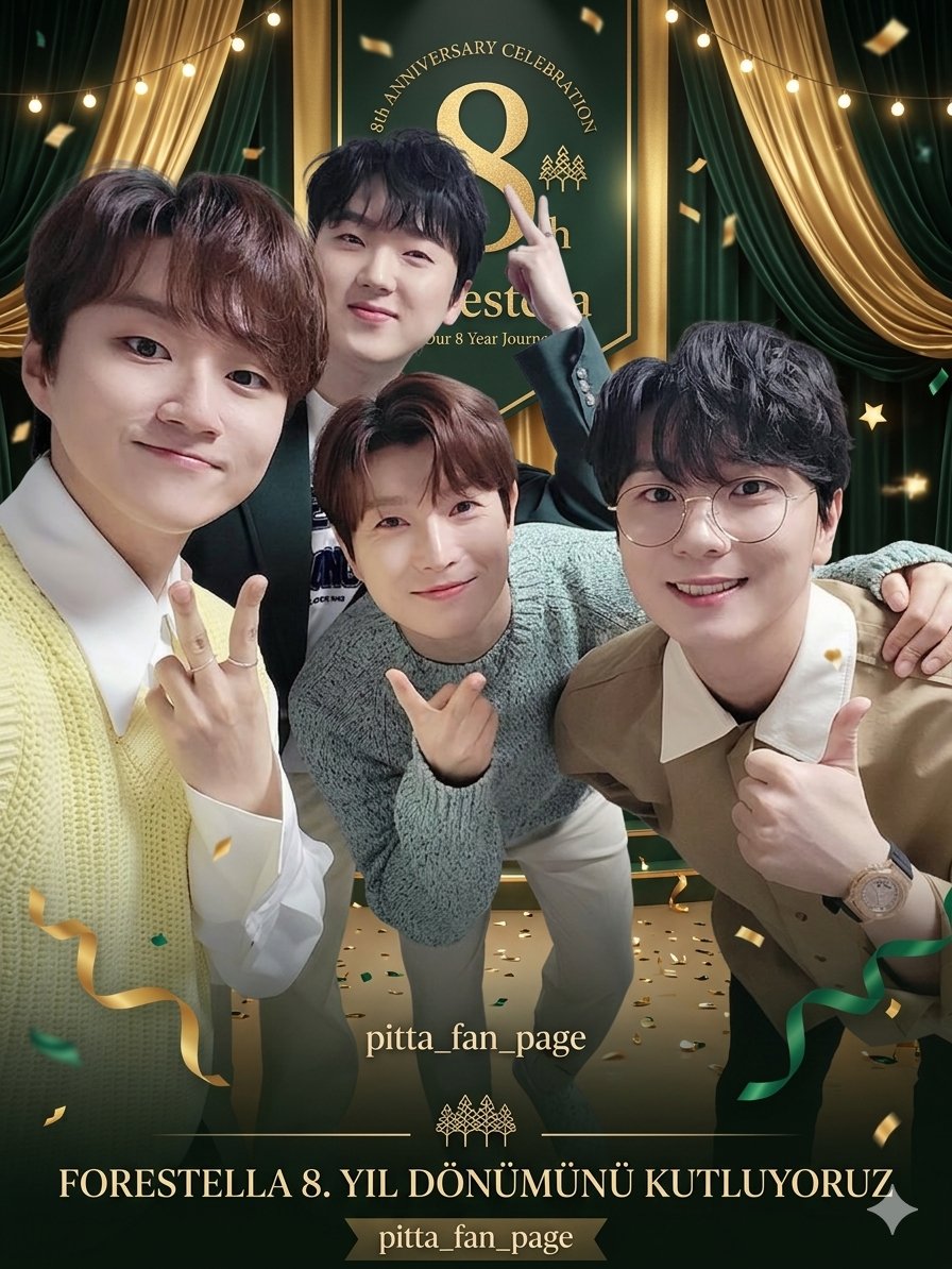 SEOHANSOL83's tweet photo. Bizim için sadece bir grup değil, her sığındığımızda huzur bulduğumuz bir orman oldunuz. 8 yıl boyunca bize verdiğiniz tüm o güzel anılar için teşekkürler. Her zaman yanınızdayız! 🌳🛡️
#Forestella #Soopbyeol #8YearsOfMagic https://t.co/jxwOGa6yDD