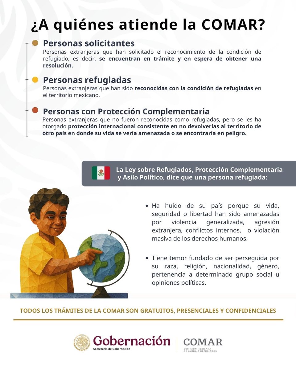 Comisión Mexicana de Ayuda a Refugiados tweet media