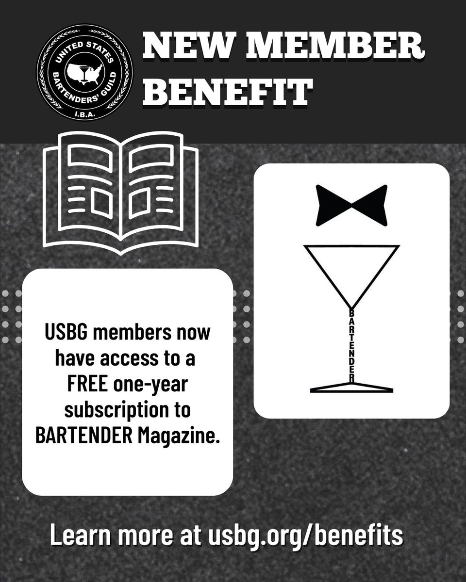 United States Bartenders' Guild - USBG tweet media