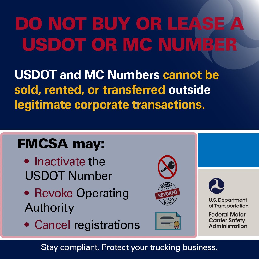 FMCSA tweet media