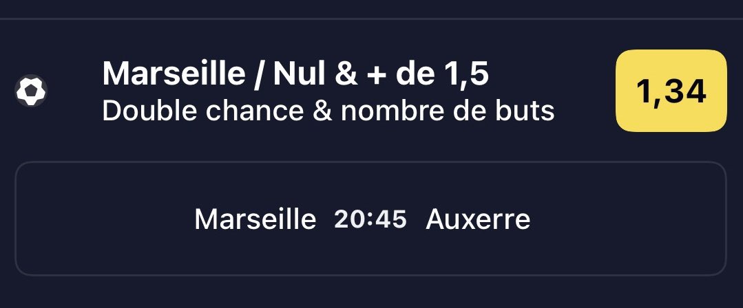 Minoupronos's tweet photo. Re à tous 👋🐈
Aujourd’hui, direction : France 🇫🇷 ✈️
Pari établi à l’aide de @datafootfr & IA
Marseille⚡️Auxerre (20h45) ⚽️
Mon prono🔥: 1X & +1,5 (1,34)
À tenter🔮: BTTS
Confiance : 8,7/10 ✅
Explication ⬇️
#ValueBet #Pronofoot #Datafoot #TeamParieur #SafeBet https://t.co/avhyBkQYks