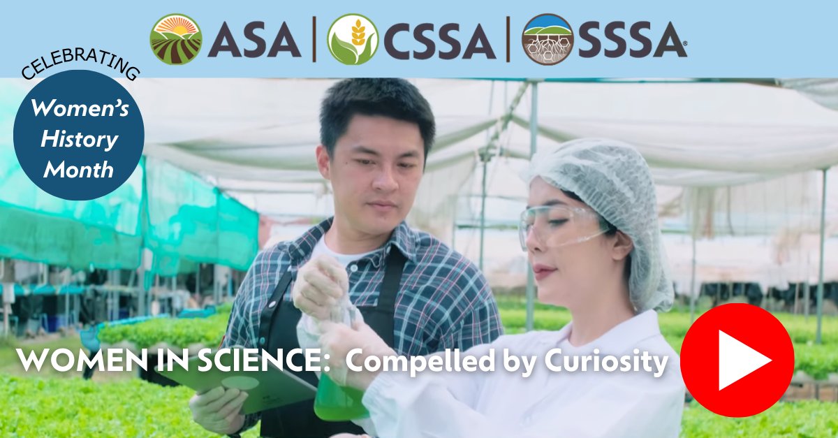 Agronomy, Crop, and Soil Science Societies tweet media