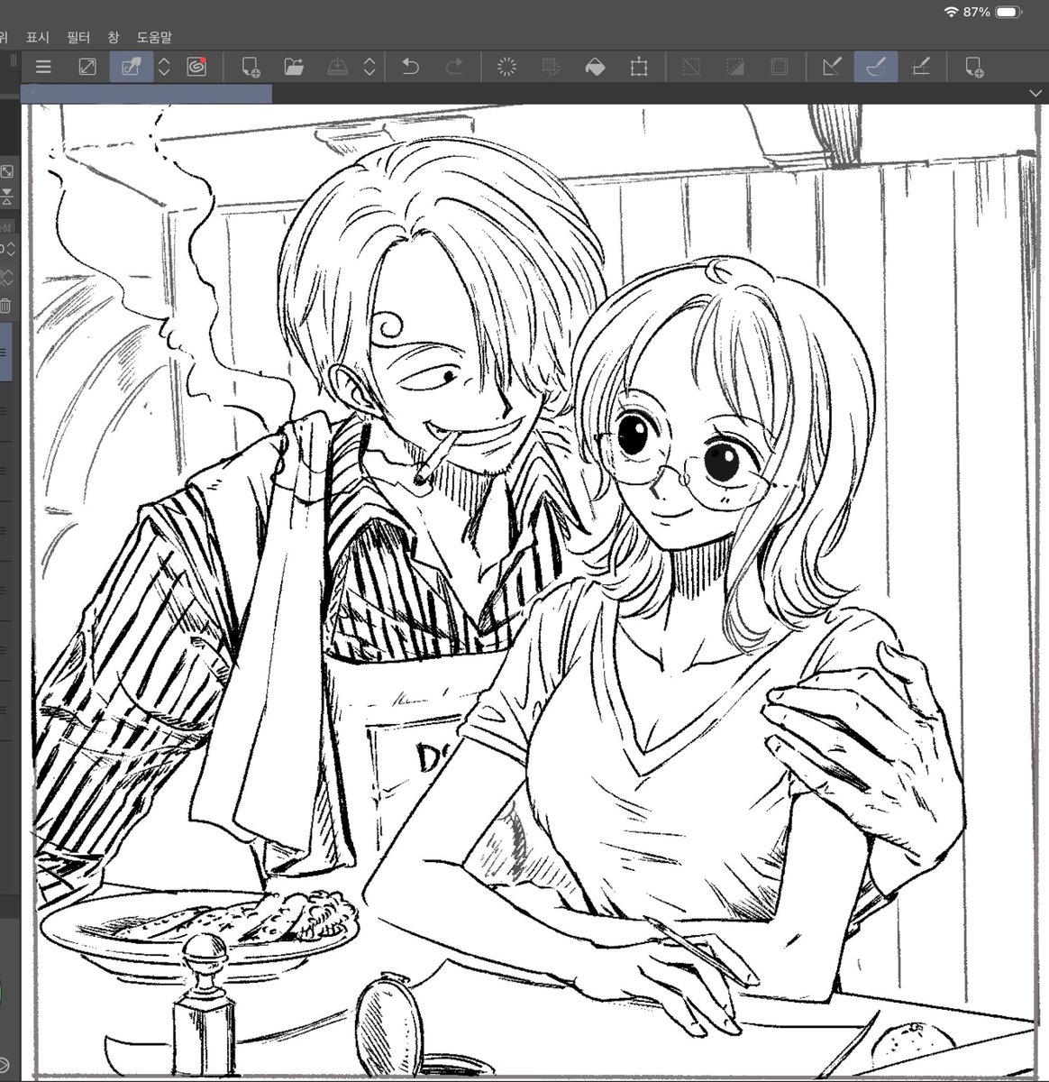 오랜만에 찷여와바써 익깅쨩😘 spin-spin.com/q/697ffe139137… 

아직 다그린건 아니긴한데T0^