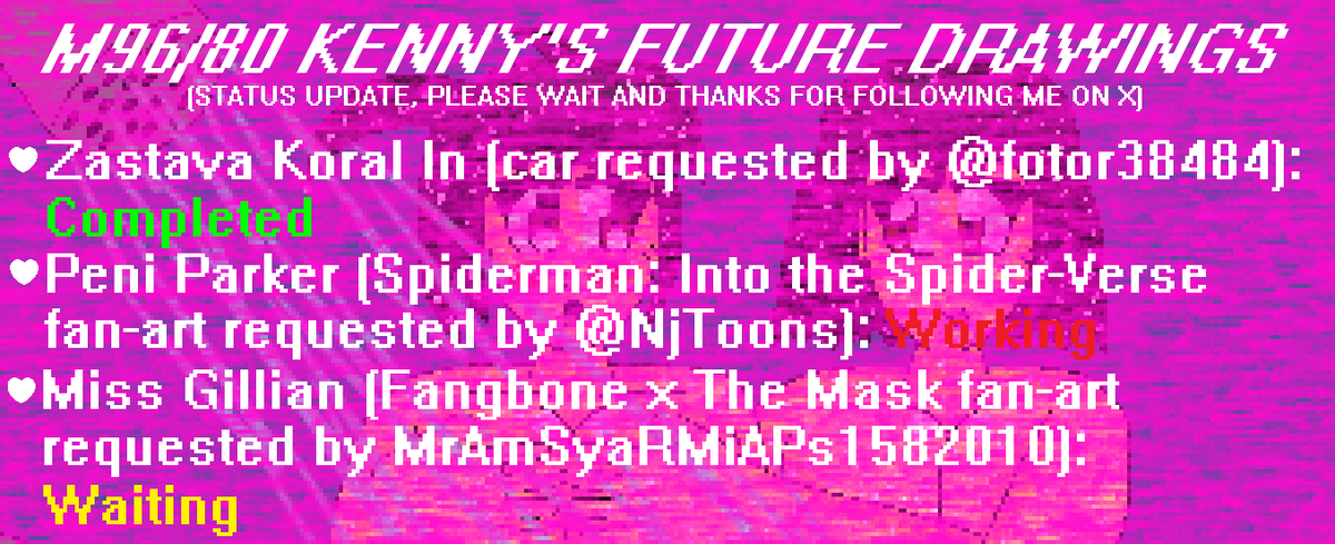m96_80_gt1_cx's tweet image. Hello everybody, drawing a car wasn't too hard if I drew it before (I have my trick BTW LOL). Anyway, it's time to draw a cute girl hugging a... yes, an inflatable, I will Peni Parker hugging an inflatable doll (a balloon) of herself. 🙂
#FYP #TwitterArtist #ComingSoon