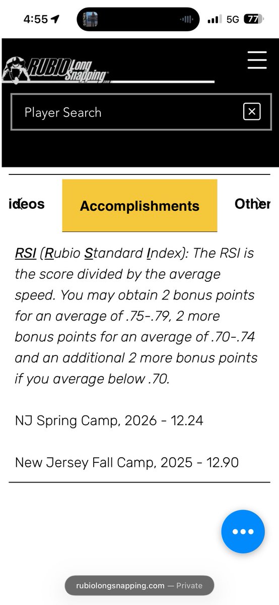 hen_fitz36's tweet photo. Posting some more camp related things #rubiolongsnapper #longsnapper #chaminadefb https://t.co/BeFrKlaHCL