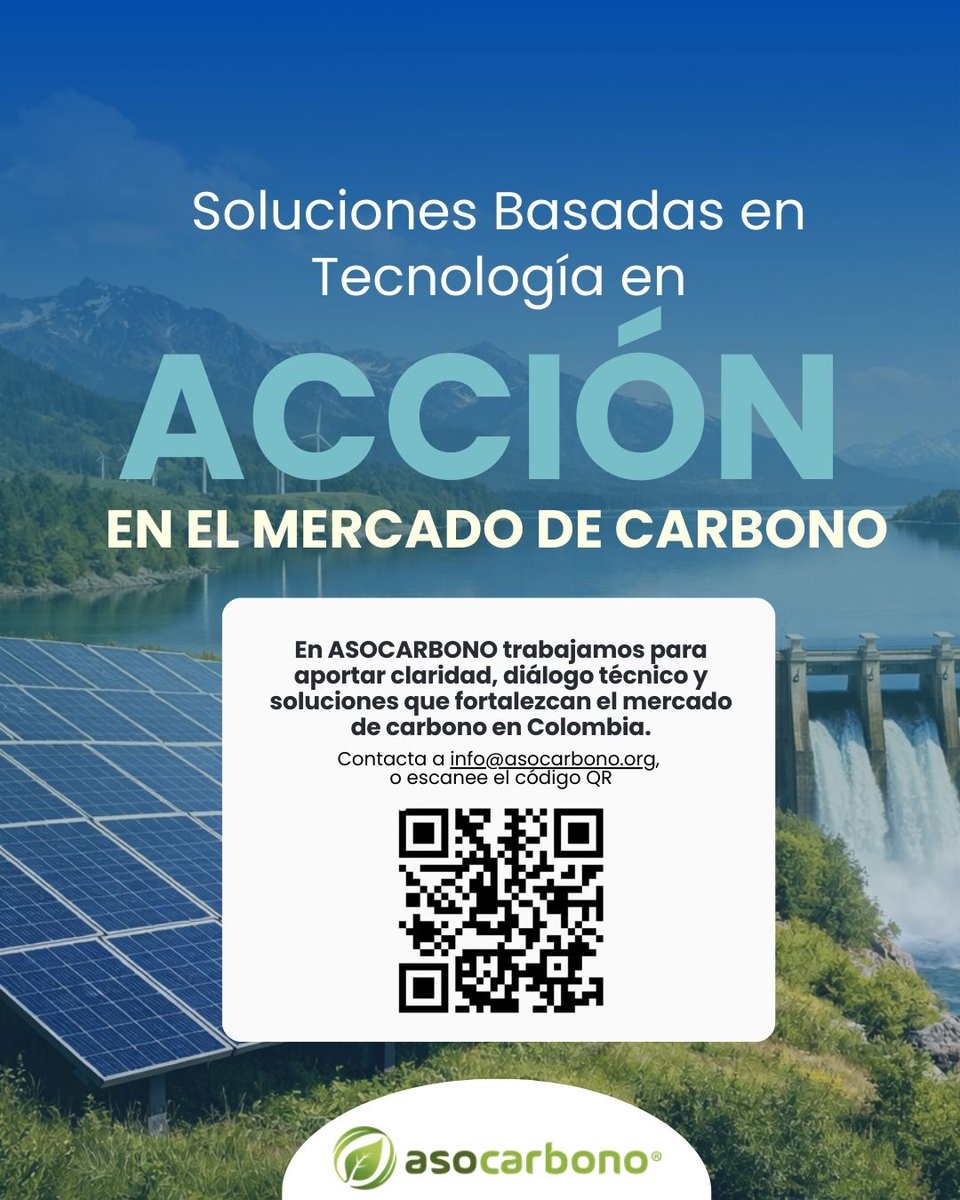 Asocarbonocol's tweet photo. 📊 Soluciones basadas en Tecnología 
Proyectos que impulsan la reducción de emisiones, generan energía renovable y aportan a los ODS en Colombia🌱⚡
#MercadoDeCarbono #EnergíaRenovable #ODS #InnovaciónSostenible #ReducciónDeEmisiones https://t.co/JiqXRv6paA