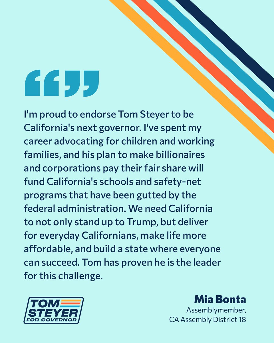 Tom Steyer tweet media